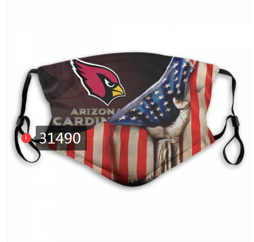 NFL 2020 Arizona Cardinals #96 Dust mask with filter